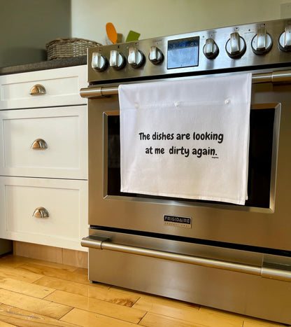 The dishes are looking at me dirty again.
