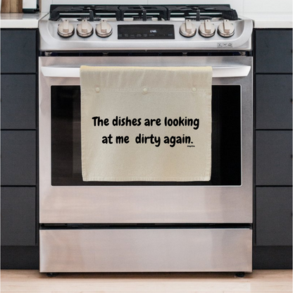 The dishes are looking at me dirty again.