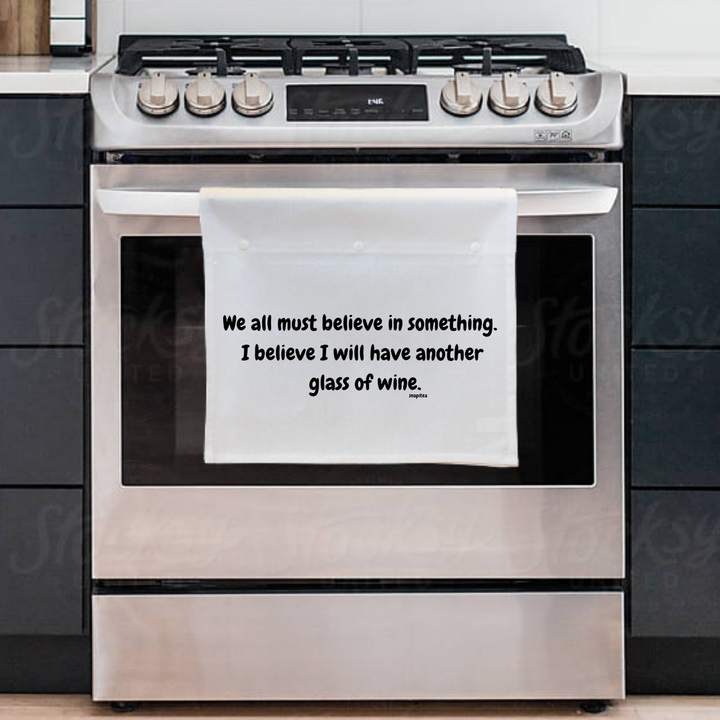 We all must believe in something. I believe I will have another glass of wine.